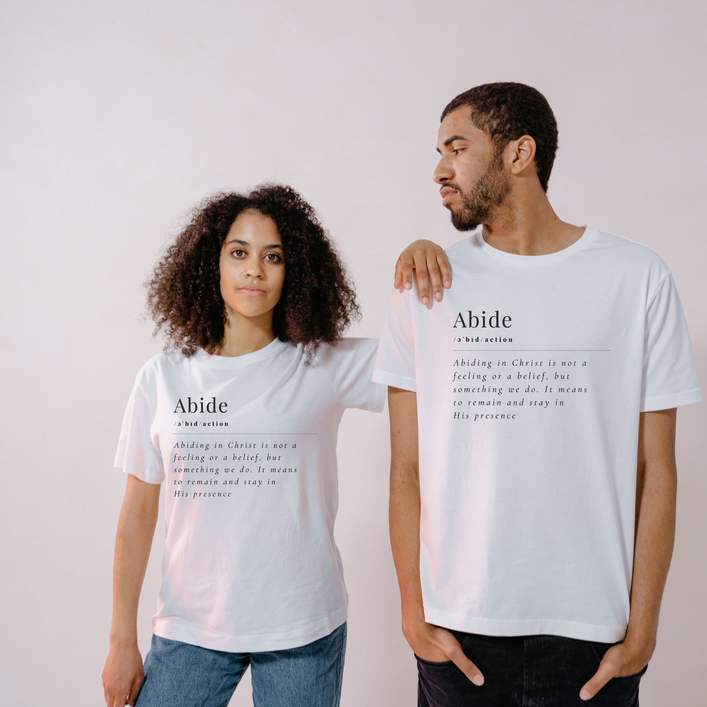 Abide in Him Tee