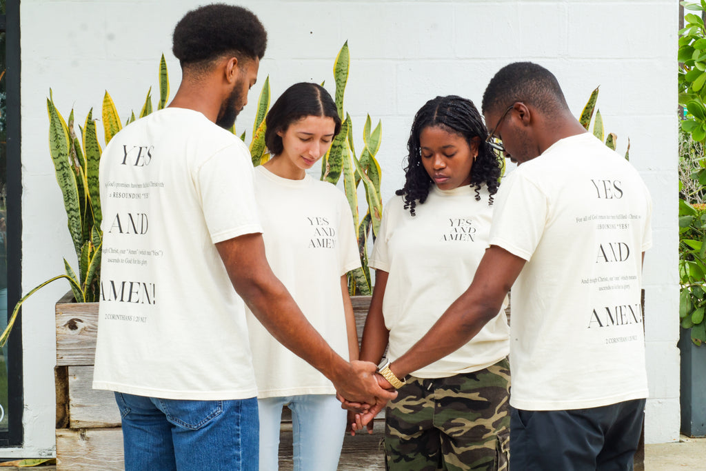 Christian Clothing - Yes and Amen Tee - Elevate Light Co.